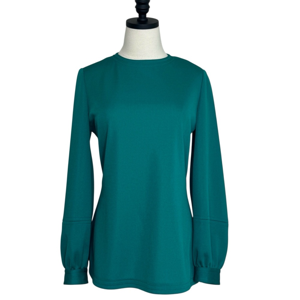 NWT Kimberly Vintage Long Sleeve Top Green Size 12